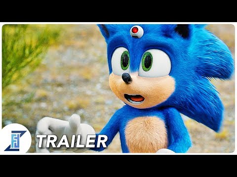 SONIC THE HEDGEHOG All Clips & Trailer (2020) Action, Adventure Movie HD