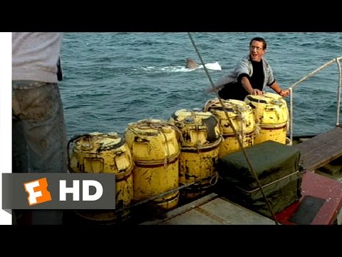 Jaws (1975) – Barrels Scene (5/10) | Movieclips