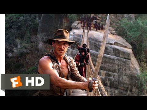 Indiana Jones and the Temple of Doom (9/10) Movie CLIP – The Rope Bridge (1984) HD
