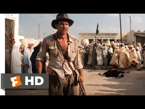 Raiders of the Lost Ark (3/10) Movie CLIP – Sword vs. Gun (1981) HD