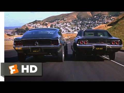 Bullitt (1968) – Ford Mustang vs. Dodge Charger Scene (5/10) | Movieclips
