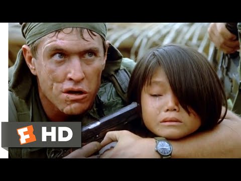 Platoon (1986) – Barnes Crosses the Line Scene (3/10) | Movieclips