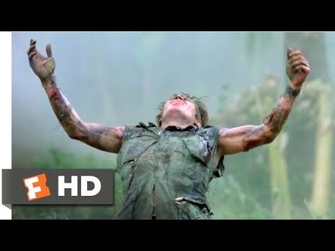 Platoon (1986) – The Death of Sgt. Elias Scene (7/10) | Movieclips