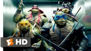Teenage Mutant Ninja Turtles (2014) – Elevator Freestyle Scene (8/10) | Movieclips