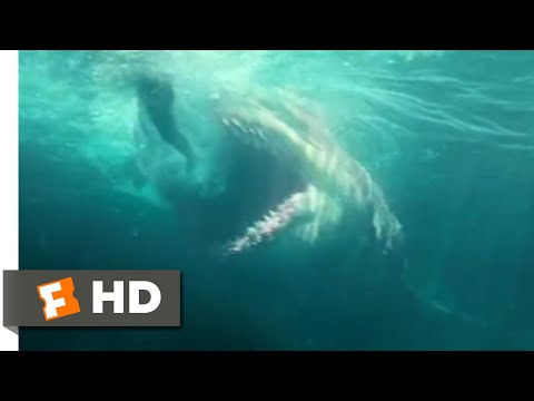 The Meg (2018) – Man vs. Shark Scene (4/10) | Movieclips