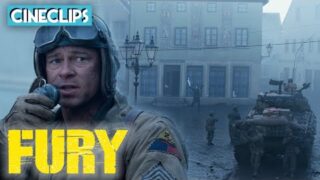 Seizing Control Of A German Town | Fury | CineClips