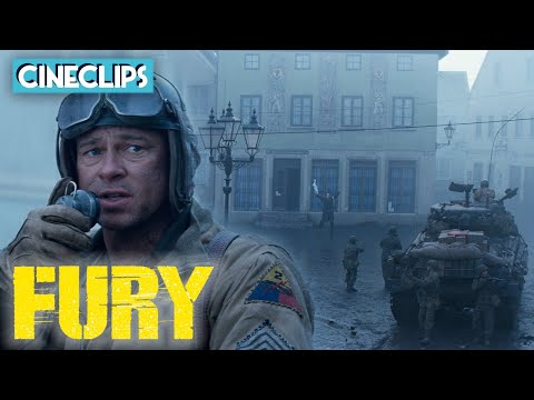 Seizing Control Of A German Town | Fury | CineClips