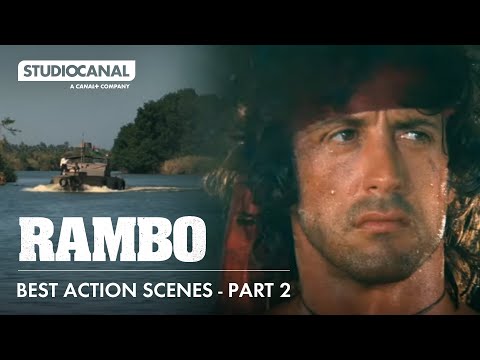 Sylvester Stallone in the Best Action Scenes from THE RAMBO TRILOGY | Part 2