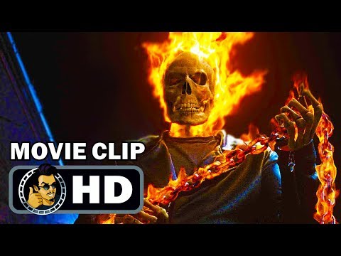 GHOST RIDER Clips + Trailer (2007) Nicolas Cage Marvel Comics
